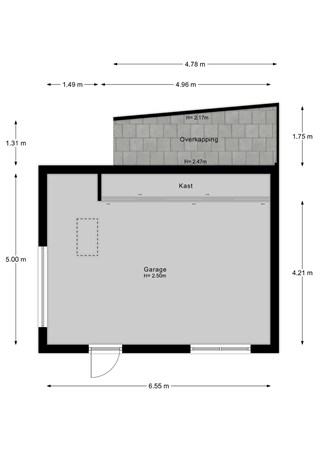 Floorplan - Ingeland 47A, 3155 GC Maasland